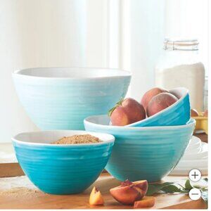 Pandex 4-piece Ombre Melamine Bowl Set with Lids